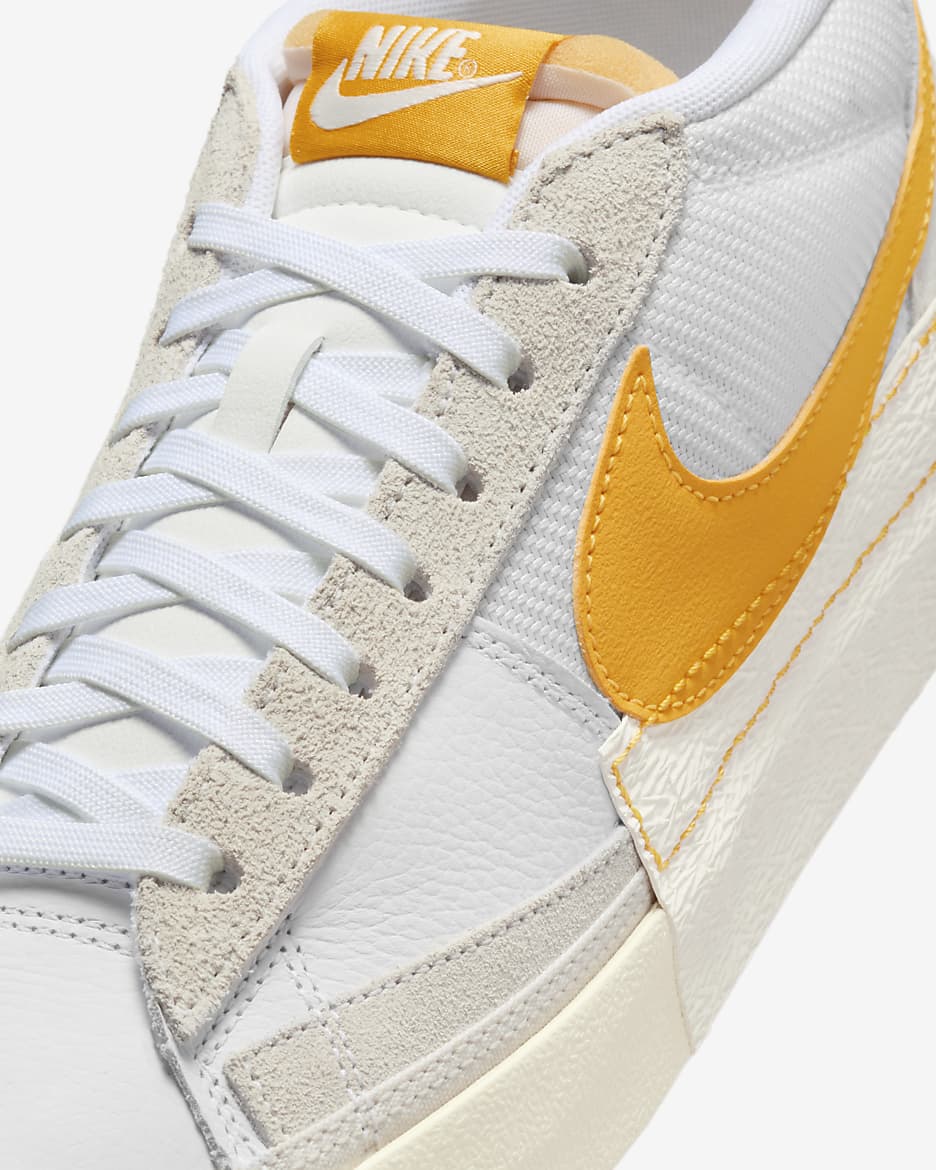 Nike blazer low mens yellow on sale